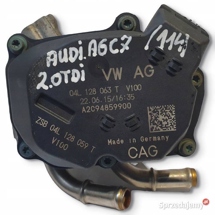 PRZEPUSTNICA Audi A6 C7 20 TDI 04L128063T Chełm