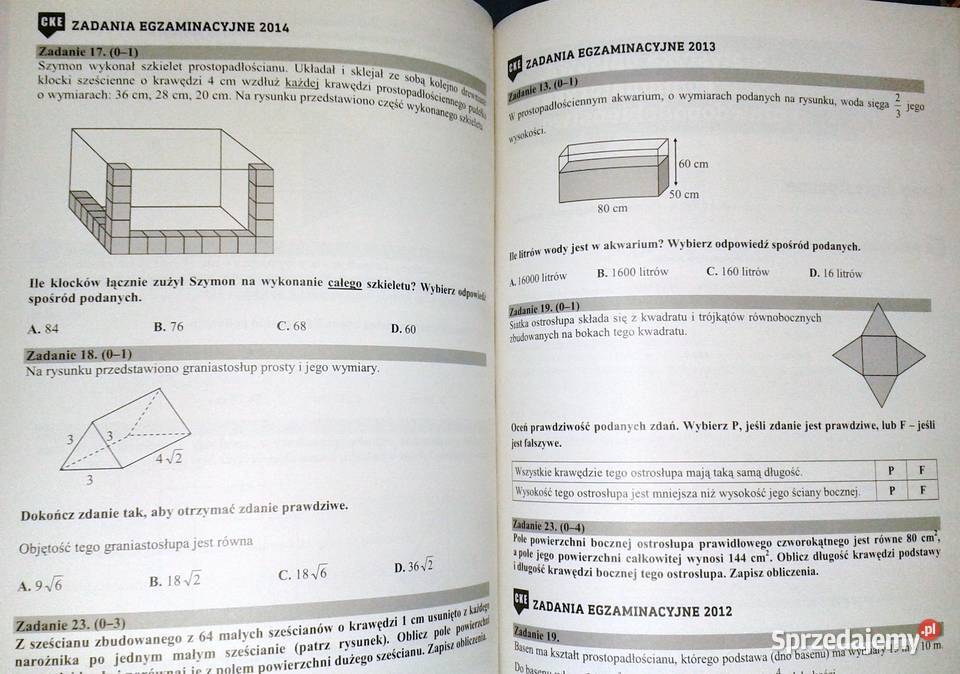 Matematyka Egzamin ósmoklasisty na 100 Chełm