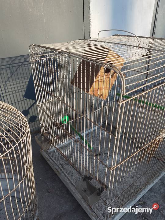2 stare duże klatki gryzoni ptaków Bytom