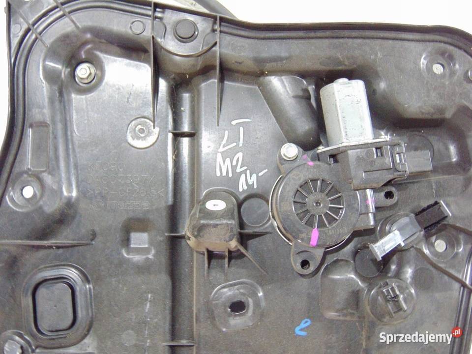 MECHANIZM PODNOŚNIK SZYBY LEWY TYŁ MAZDA 2 III Motoryzacja