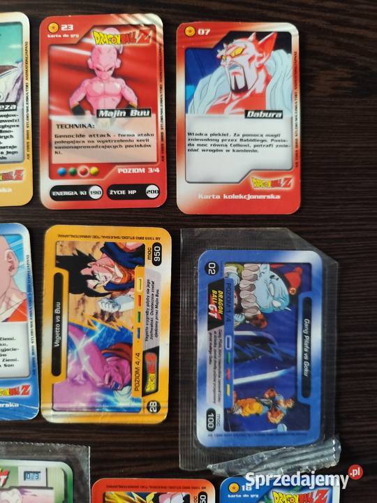 Dragon Ball Chio karty uszkodzone