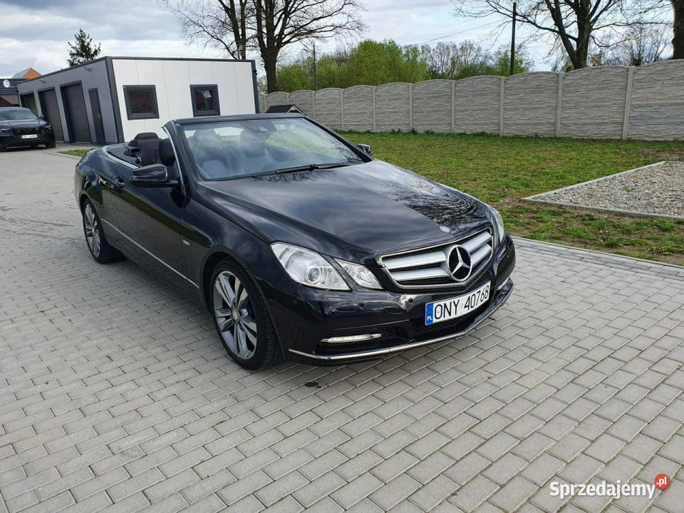 Mercedes E 200 Kabriolet Avantagrde FULL Stan czujnik deszczu