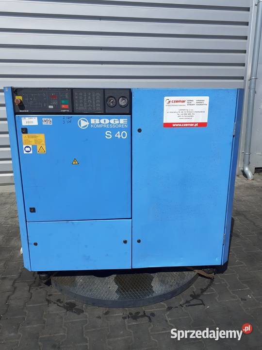 Sprężarka śrubowa BOGE S40 30kW 43m S009747 Kompresory Wilków