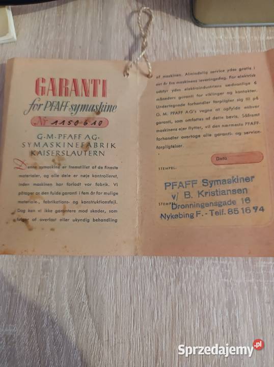 Maszyna Pfaff Morąg sprzedam