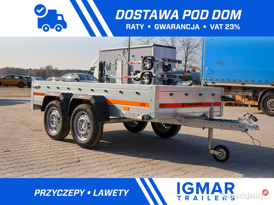 Przyczepka samochodowa TEMARED ECO 26122 lekka Kostrzyn nad Odrą