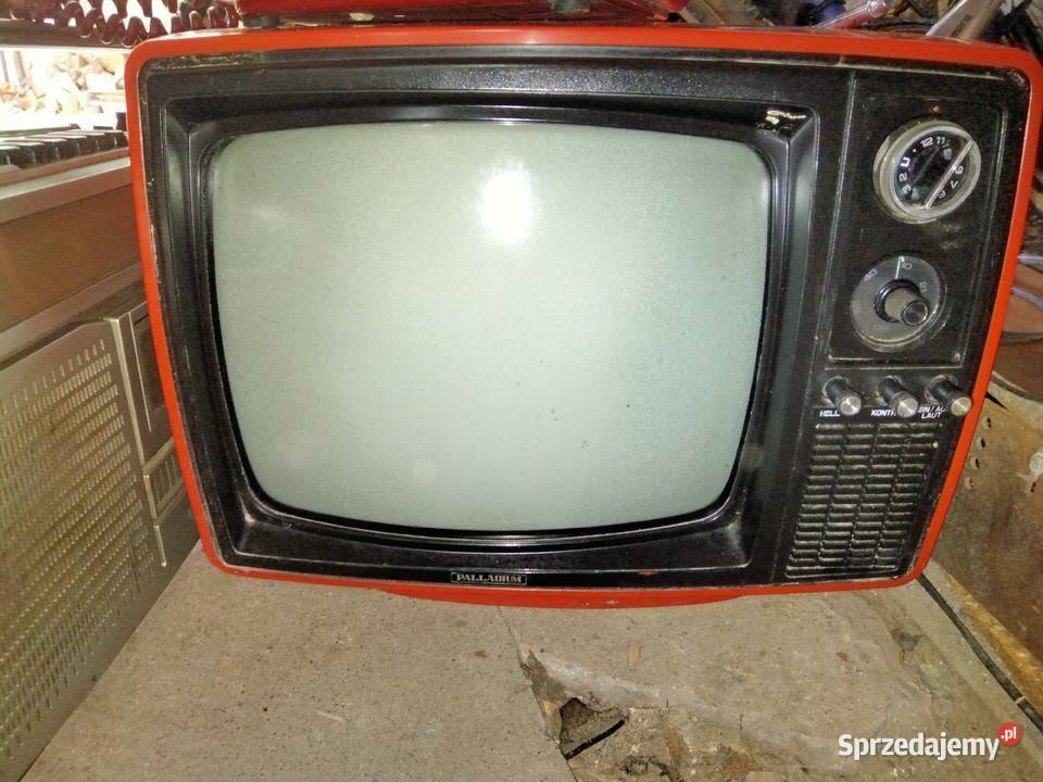 Bardzo rzadki Stary telewizor sprawny Palladium