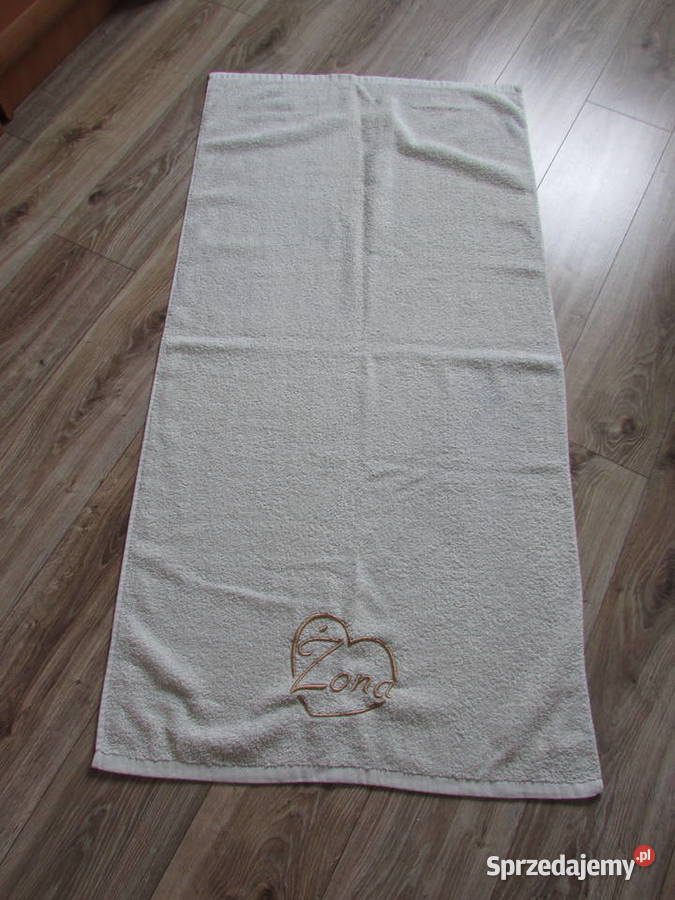 ręcznik plażowy kąpielowy Żona duży beżowy Kraków