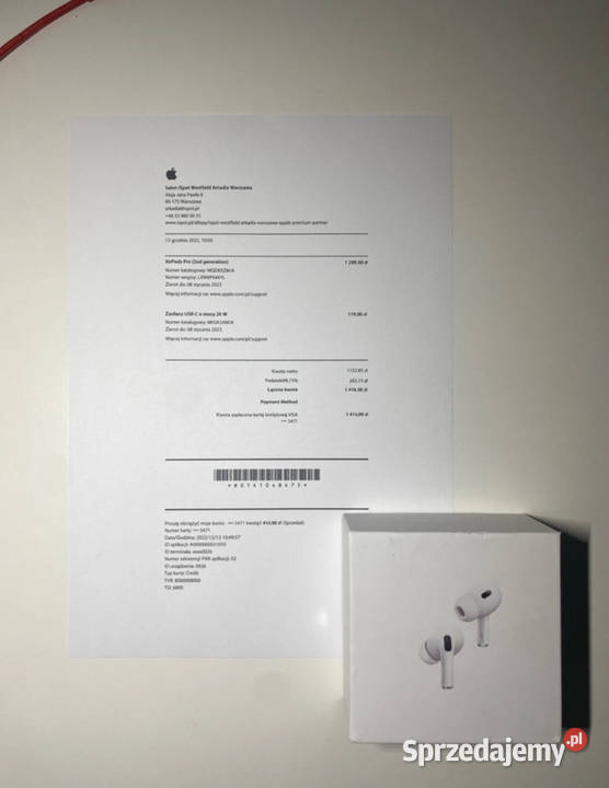 Apple AirPods Pro 2 gen Żywiec