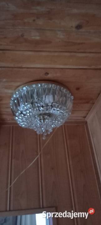 Elegancki kryształowy plafon Wysyłka Skierniewice sprzedam