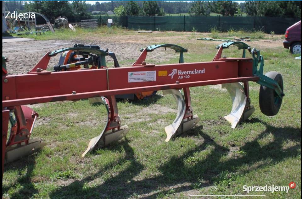 Pług zagonowy 4 skibowy Kverneland AB 100 nieuszkodzony Hańsk Drugi