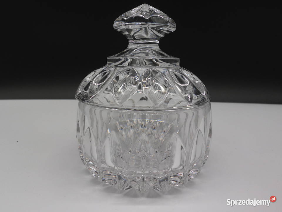 Kryształowa Cukiernica Bomboniera GORHAM CRYSTAL Raszków
