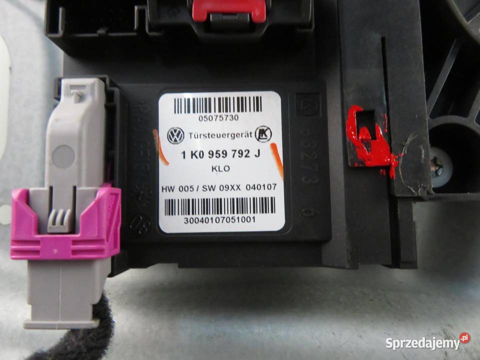 PODNOŚNIK SZYBY PRAWY PRZEDNI VW CADDY III Mechanizmy opuszczania szyb