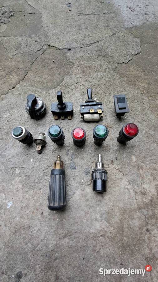 Przełączniki samochodowe PRL osobowe Leszno sprzedam