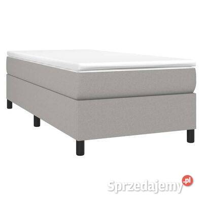 vidaXL Rama łóżka jasnoszara 80 x 200