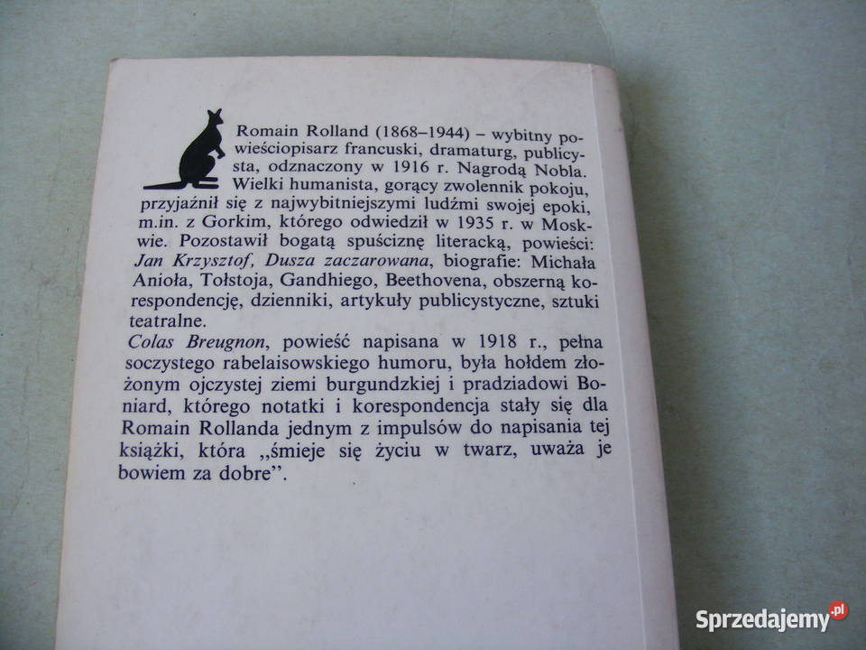 Dziennik z czasów panowania króla Colas Breugnon sprzedam