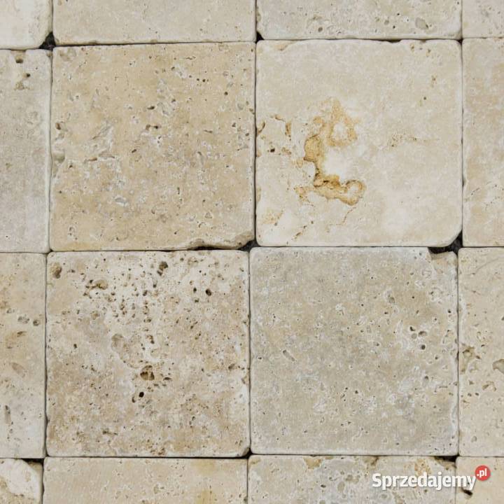 Kostki Trawertyn Classic bębnowany 10x10x1 małopolskie Kraków