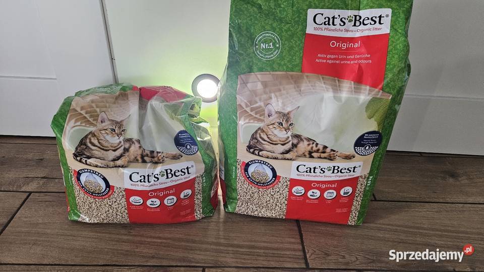 Żwirek Cats Best Original zbrylający się 20l podkarpackie Rzeszów