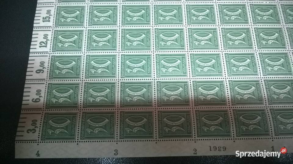 znaczki 30 marek 1922 Deutsches Reich ARKUSZ