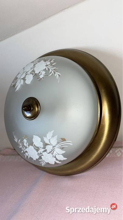 Lampa lampion kinkiet Piękne mleczne szkło z sprzedam