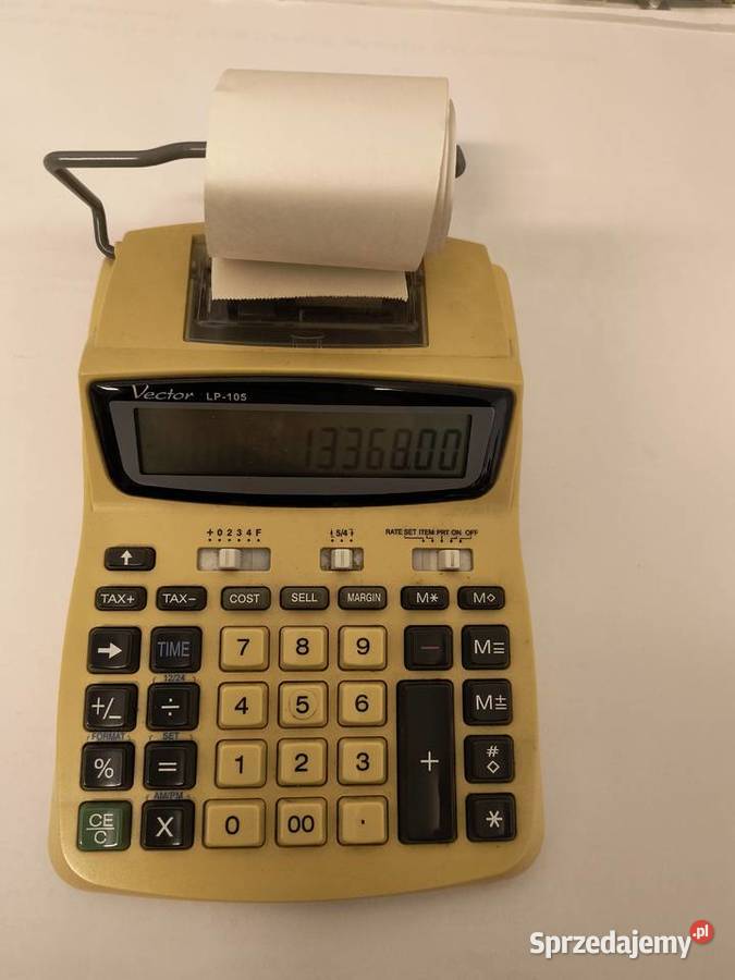 Kalkulator VECTOR LP105 II z drukarką Biznes i Przemysł Katowice