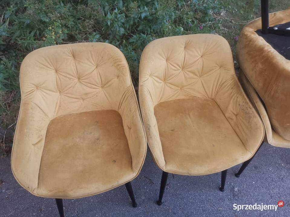 6 sztuk krzeseł pikowanych lubuskie sprzedam