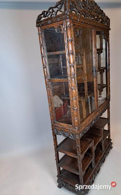Chińska witryna ręcznie rzeźbiona 88 FiaF sprzedam