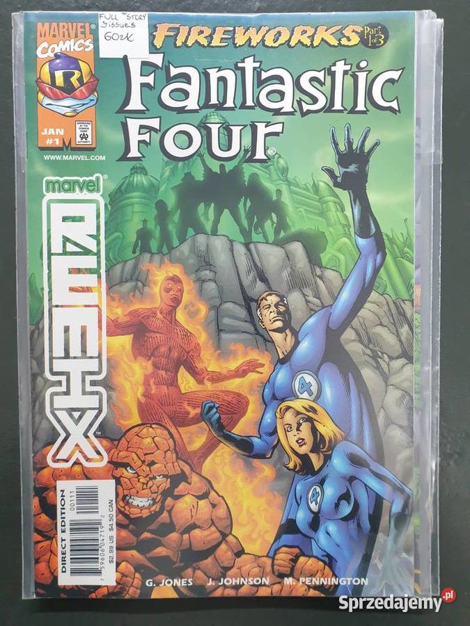 Fantastic Four Fireworks miniseria 3 komiksy
