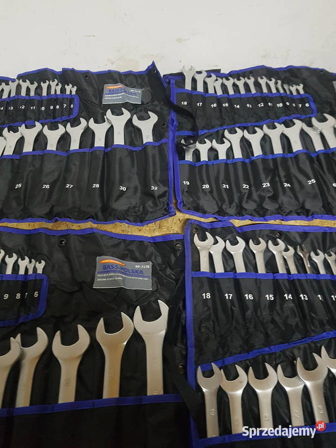 ZESTAW KLUCZE PŁASKO OCZKOWE 25 632mm BASS Pozostałe Głogowa sprzedam