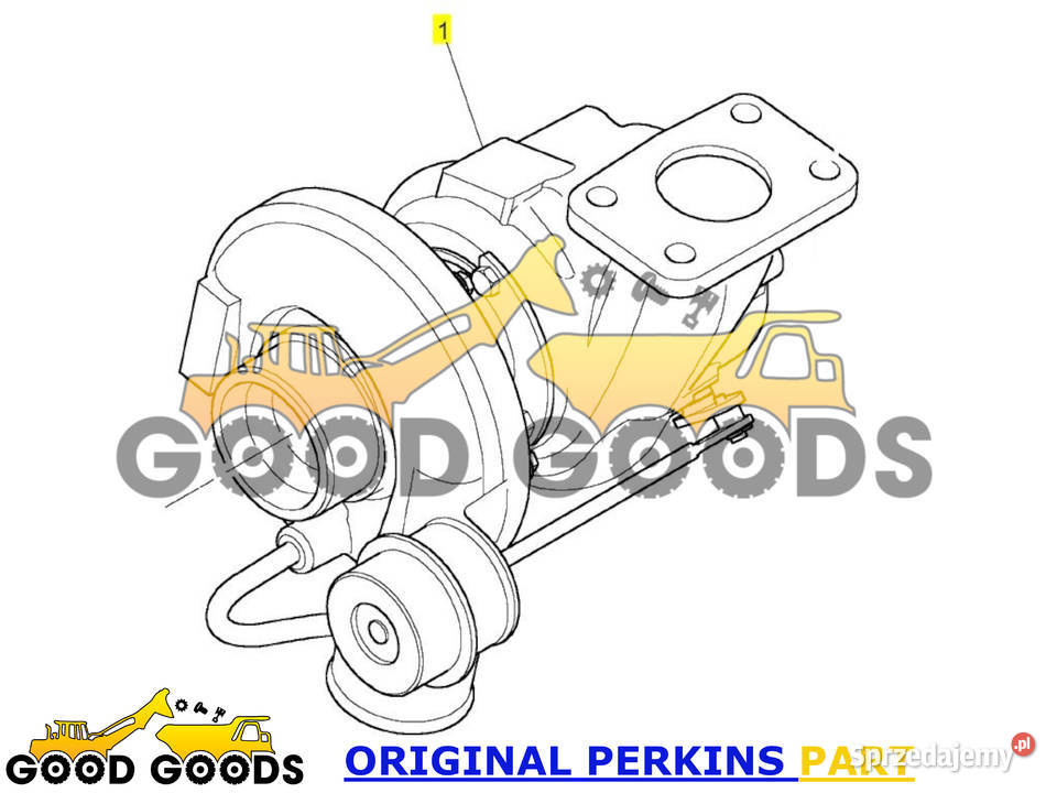 PERKINS TURBOSPRĘŻARKA 2674A837 mazowieckie Władysławów sprzedam
