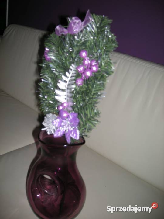 Stroik świąteczny fioletowy Gdańsk sprzedam