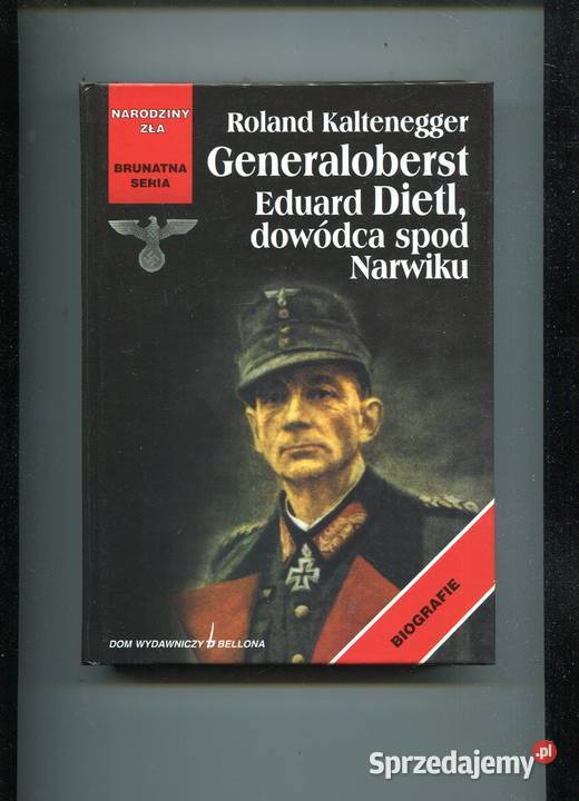 Generaloberst Eduard Dietl dowódca spod Narwiku Szczecin