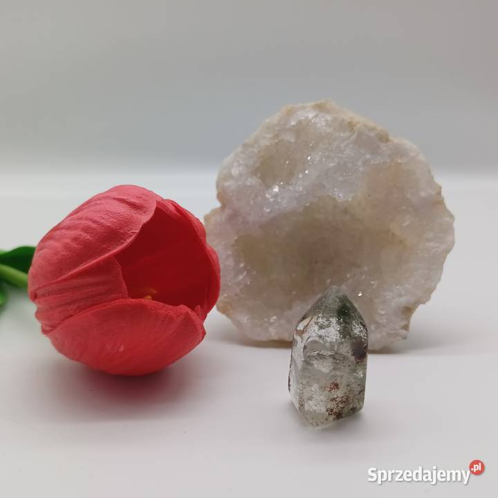 Naturalny kwarc fantomowy stożek 32mm kolekcja warmińsko-mazurskie Olsztyn sprzedam