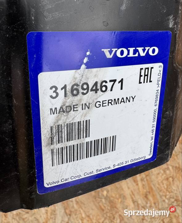 Nadkole przód lewe lh Volvo v90 s90 II 2 16 osobowe Nadkola Międzychód
