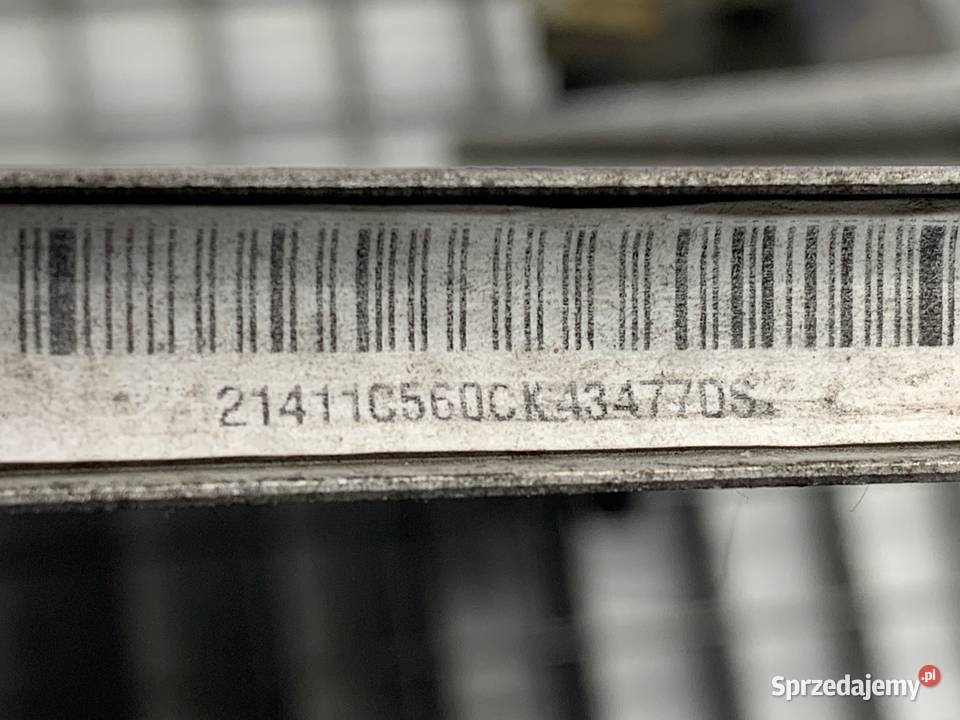 CHŁODNICA WODY RENAULT CAPTUR I 09 90 RADIATOR Układ chłodzenia podkarpackie