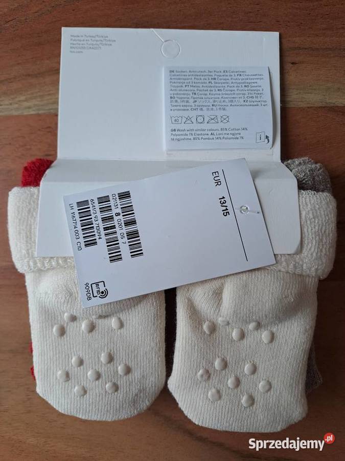 HM Skarpetki frotte 3 pack 1315 mazowieckie Warszawa