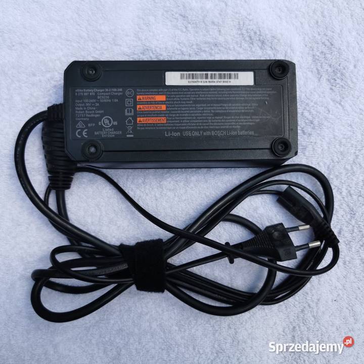 Ładowarka Bosch 2A 36V do roweru elektrycznego Łask