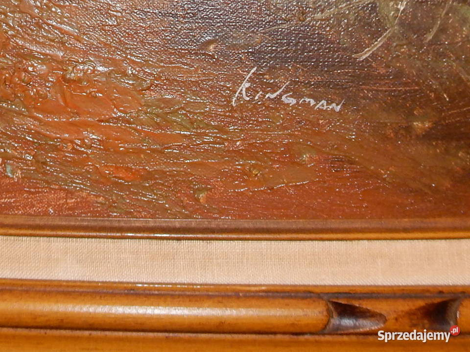 JESIENNA SCENA Eugen Kingman 1950 VINTAGE sprzedam