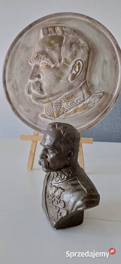 Marszałek Józef Piłsudski gipsowe wizerunki Rękodzieło Warszawa