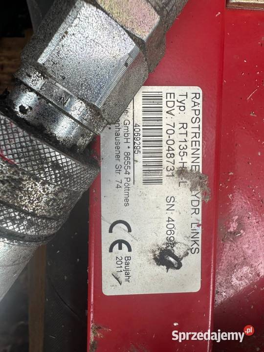 Kosa boczna Ziegler RT 135HYR pomorskie Rudno