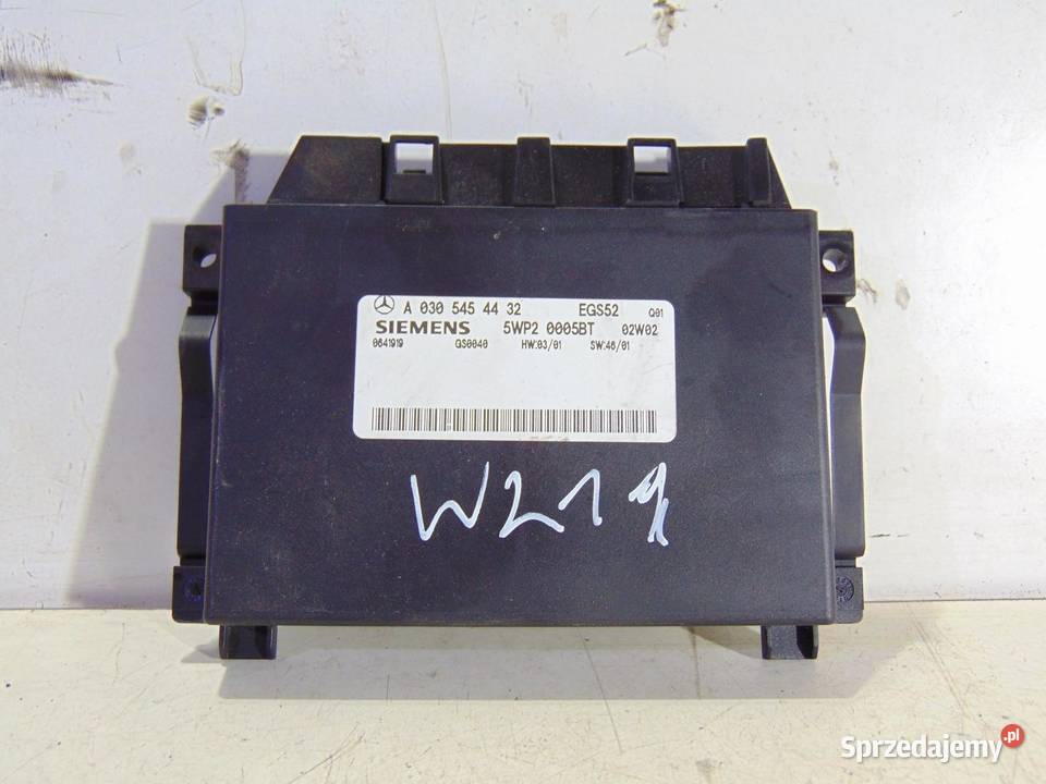 MODUŁ STEROWNIK SKRZYNI AUTOMAT W211 A0305454432