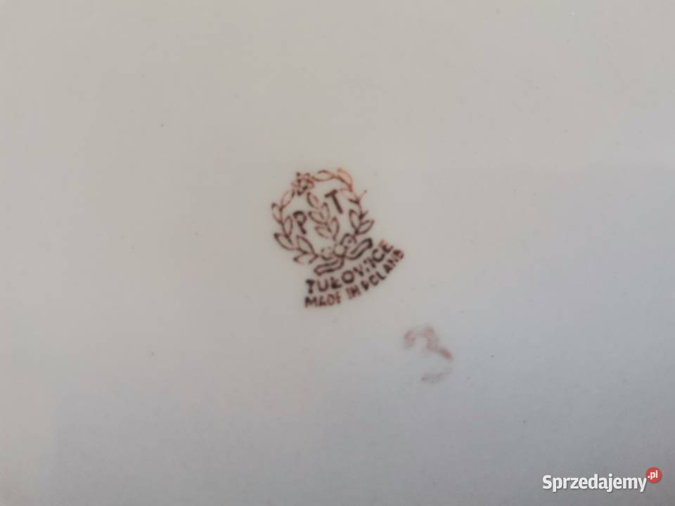 Stare bajkowe głębokie talerze porcelana śląskie