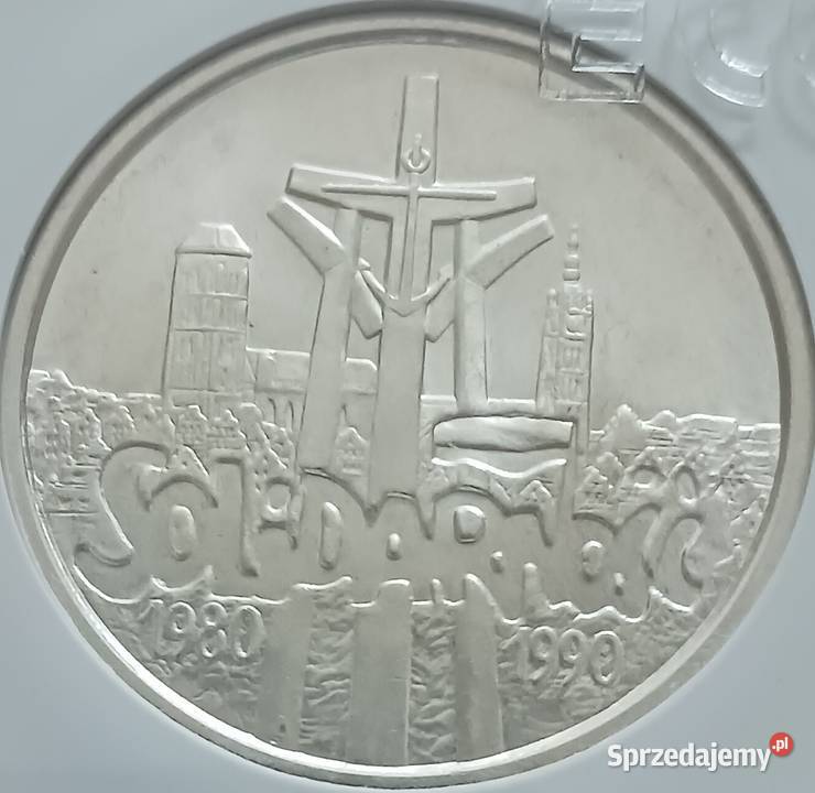 100 000 Solidarność 1990 r Typ B 2 MS 63 GCN Konin