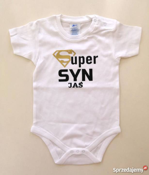 NOWE body dziecięce SUPER SYN JAŚ 12m 100 Poznań