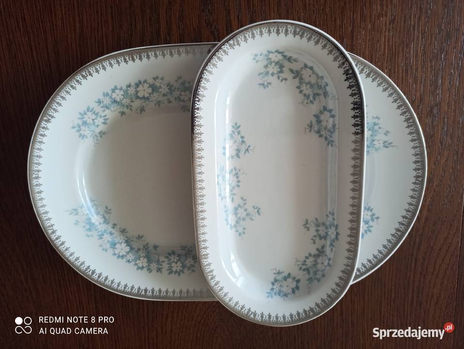 Półmiski porcelana Włocławek 2 33x22 24x13 podlaskie Białystok