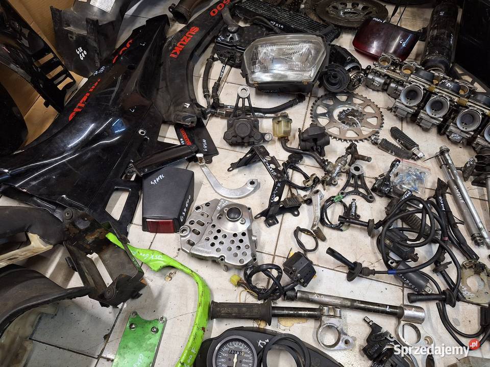 Suzuki GSX 600 F części licznik bak owiewka Motocykle na części Jelenia Góra