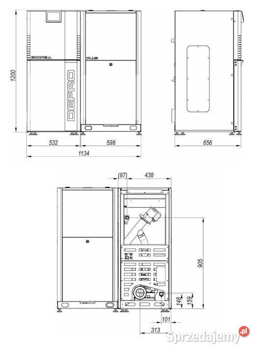 DEFRO KOCIOŁ PELLETOWY 5 KLASY EVOPELL PLUS 8 KW Targowisko sprzedam