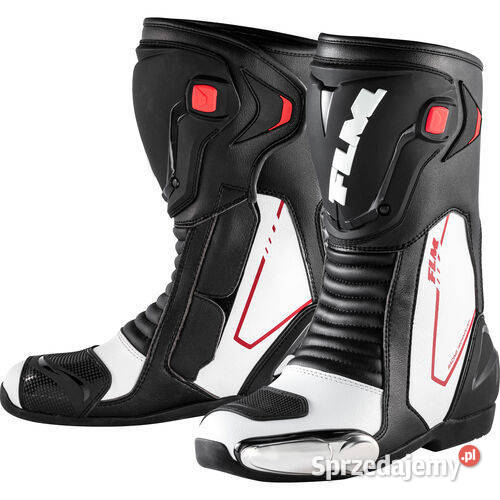 Buty motocyklowe FLM Brooklands White 46 Zielona Góra
