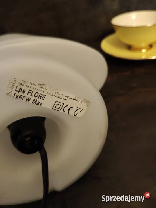 Lampa Flore Habitat lata 90 vintage