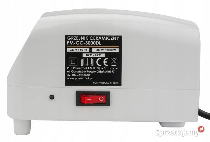 Kurtyna powietrzna Grzejnik CERAMICZNY 2000W