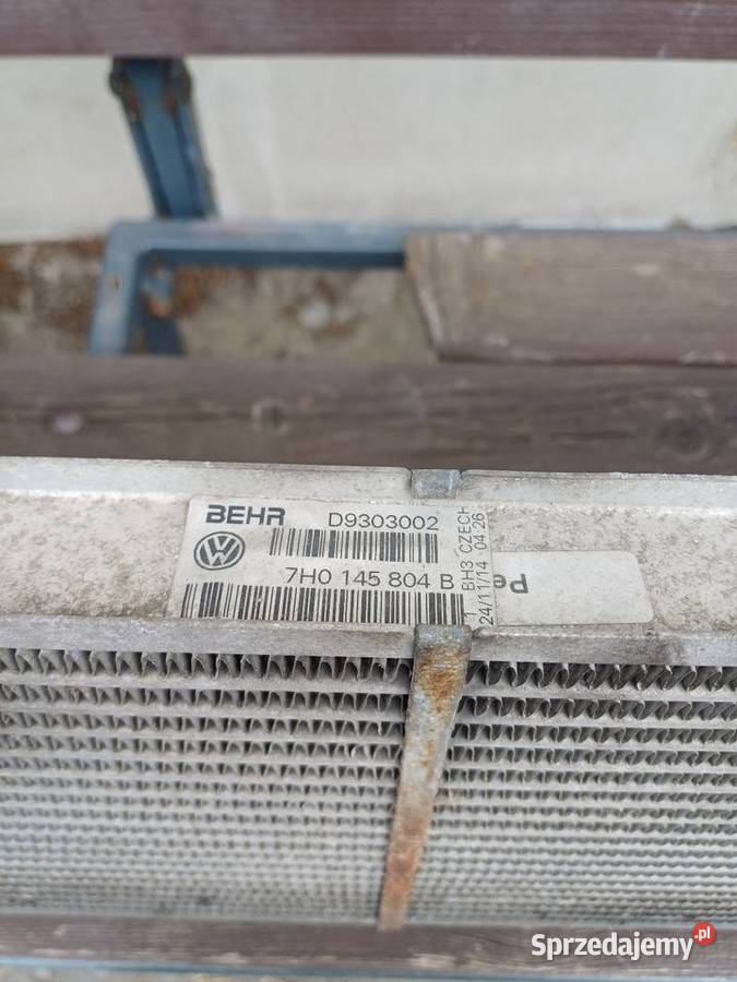 Intercooler vw t5 19 tdi Rok produkcji 2006 mazowieckie Konstancin-Jeziorna